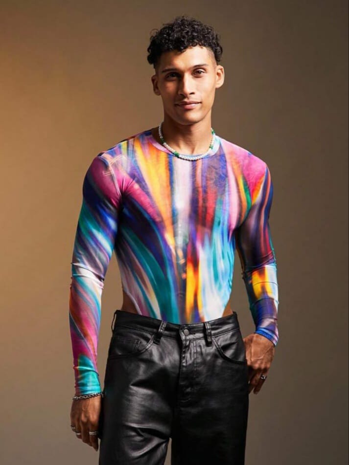 Colorwave Statement Bodysuit